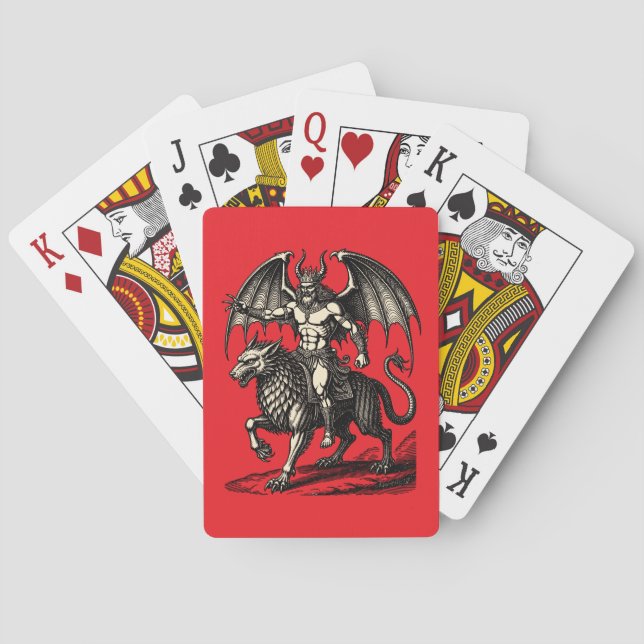 Astaroth’s Quiet Dominion Playing Cards (Back)