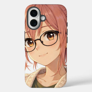 Aster™ Cute Aesthetic Girl iPhone 16 Case Cozy Vib