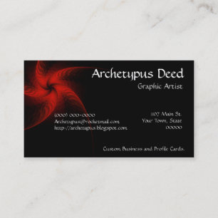 Aster Fractal Business Card
