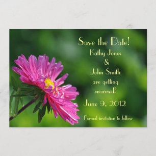 Aster Save the Date Card