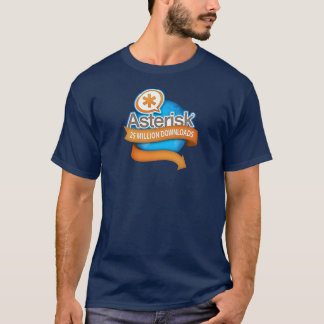 Asterisk 25 Million Downloads T-Shirt