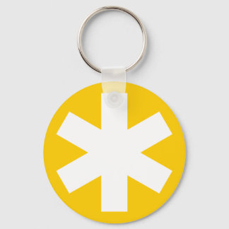 Asterisk - Amber Key Ring