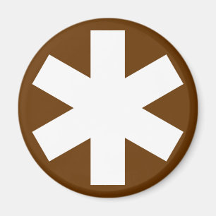 Asterisk - Brown Magnet
