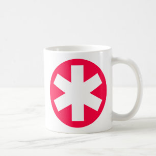 Asterisk - Crimson Red Coffee Mug