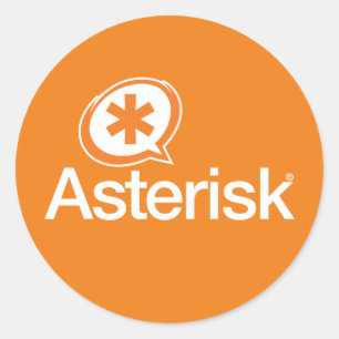Asterisk Logo Stickers