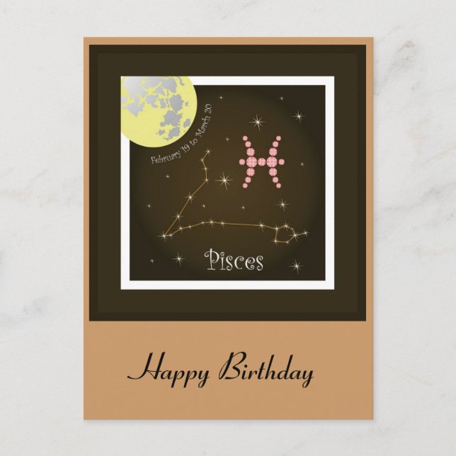 Asterisk postcard fishes (Front)