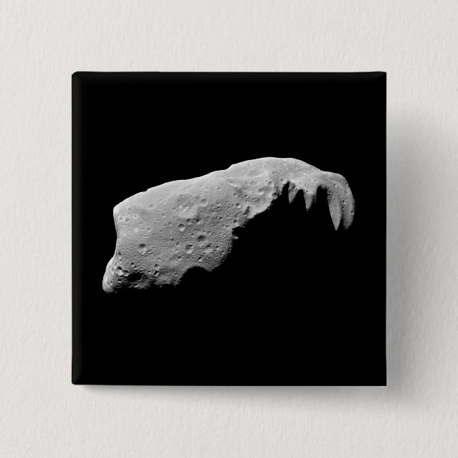 Asteroid 243 Ida 15 Cm Square Badge (Front)
