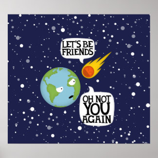 Asteroid again (medium poster) poster