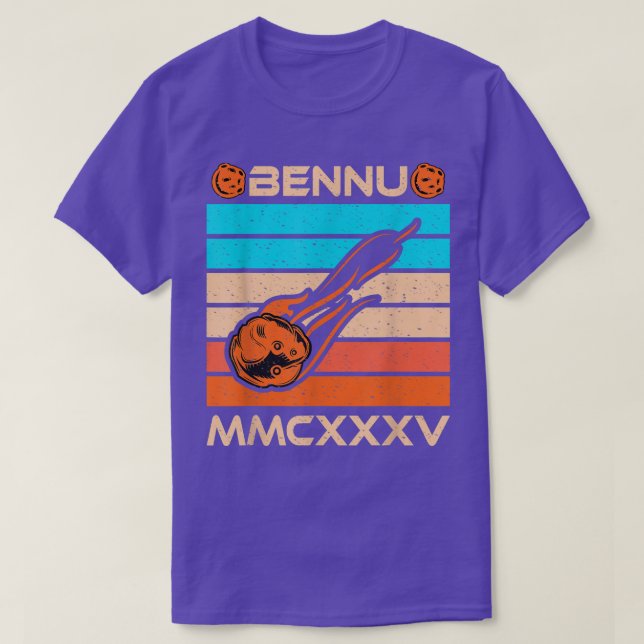 Asteroid Bennu MMCXXXV 2135  Comet Meteor Galay As T-Shirt (Design Front)