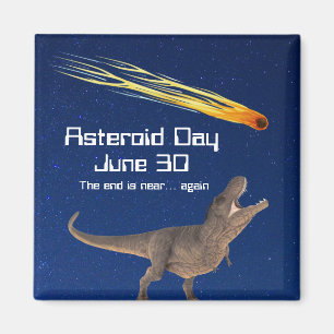 Asteroid Day June 30 Magnet