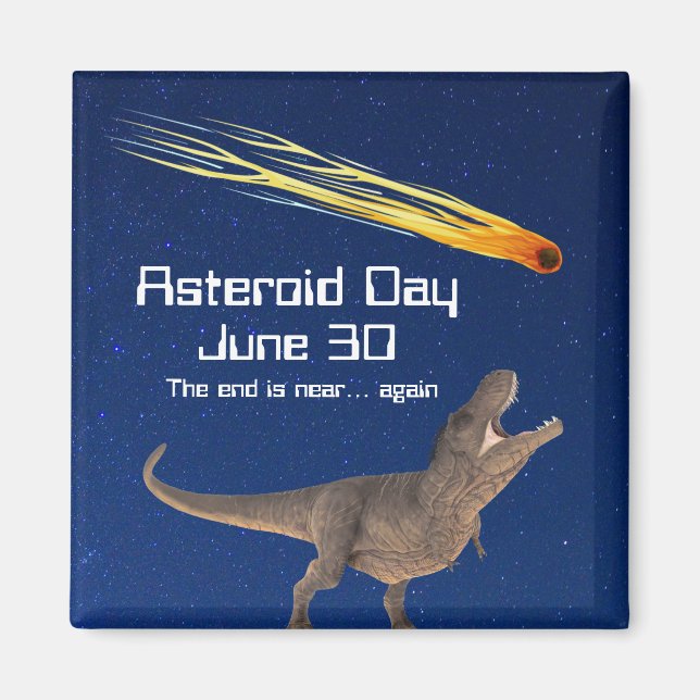 Asteroid Day June 30 Magnet (Front)
