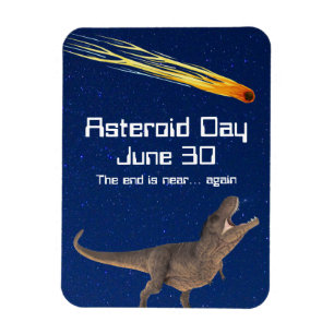 Asteroid Day June 30 Magnet