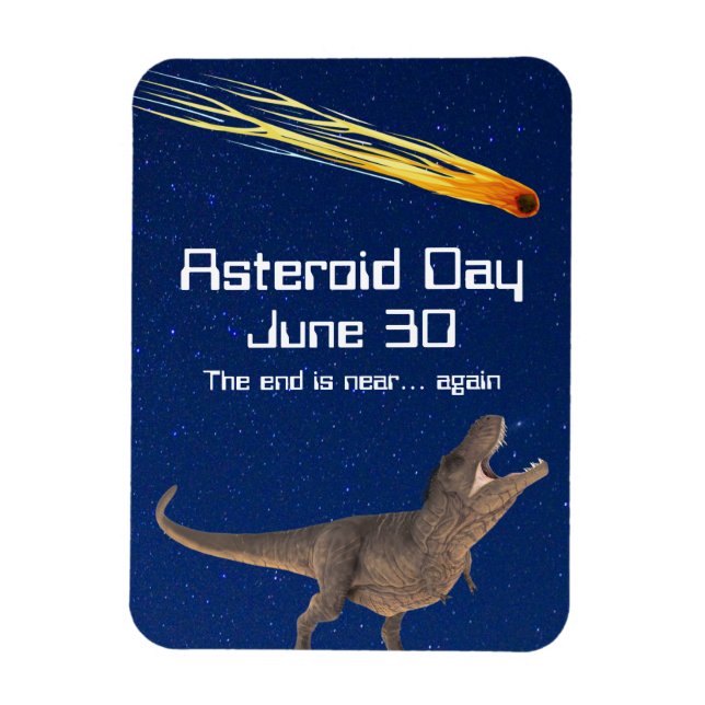 Asteroid Day June 30 Magnet (Vertical)