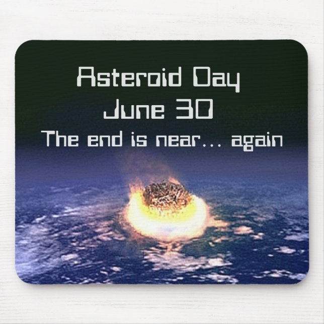 Asteroid Day June 30 Mouse Pad (Front)