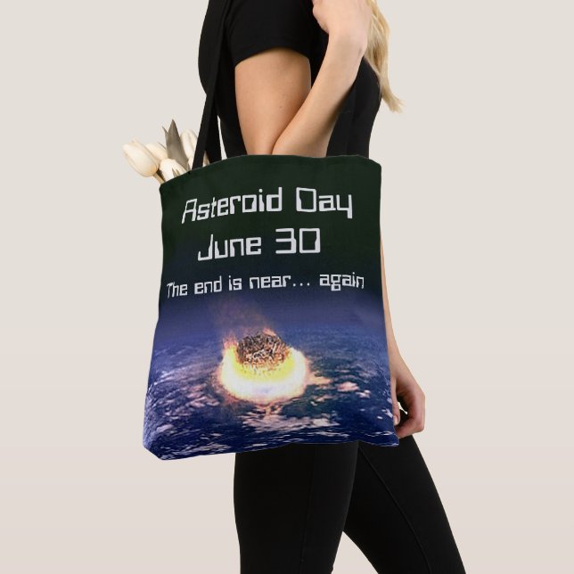 Asteroid Day June 30 Tote Bag (Close Up)
