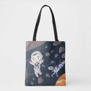 Asteroid Girl Tote Bag