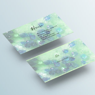 Asteroid & Shamrock Business Card