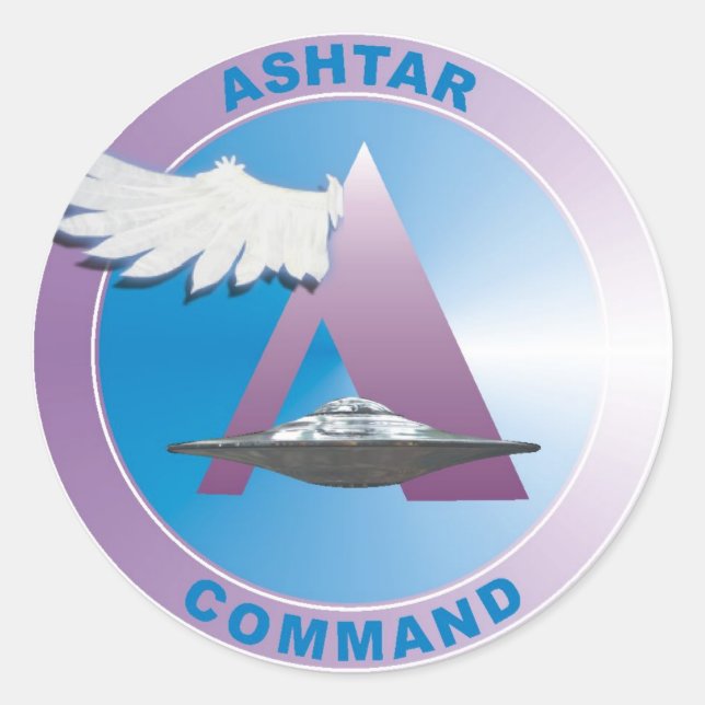 Asthar Comand Classic Round Sticker (Front)