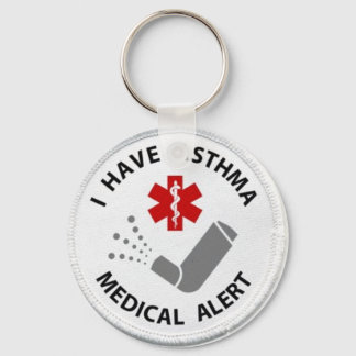 Asthma Alert Key Ring
