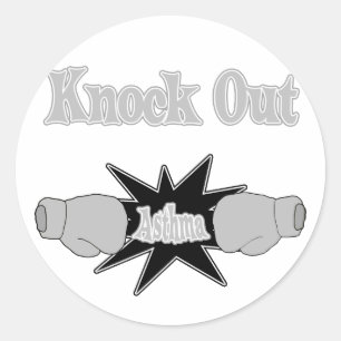 Asthma Classic Round Sticker