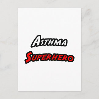 Asthma Superhero Postcard