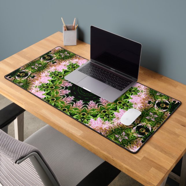 Astilbe Wreath Desk Mat (Office 2)