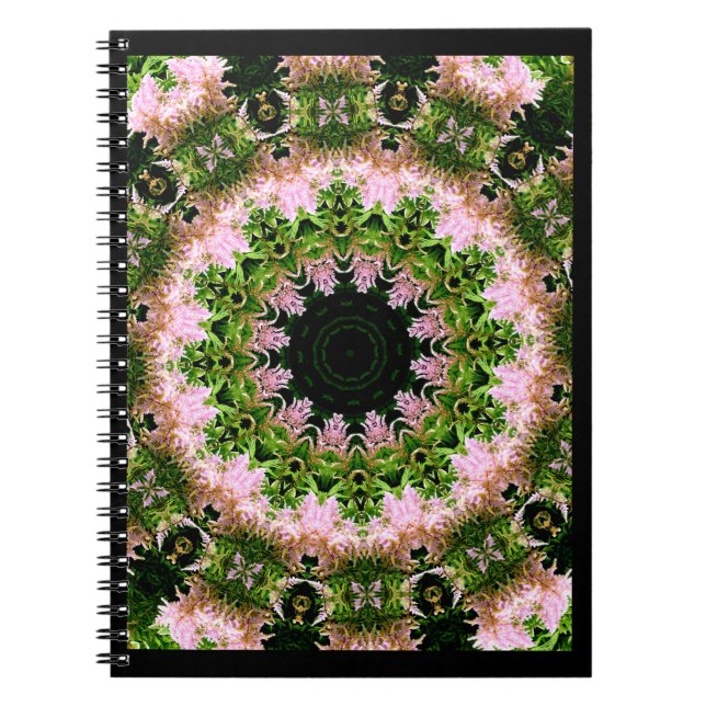 Astilbe Wreath Notebook (Front)