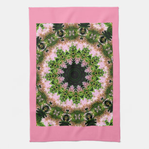 Astilbe Wreath Tea Towel