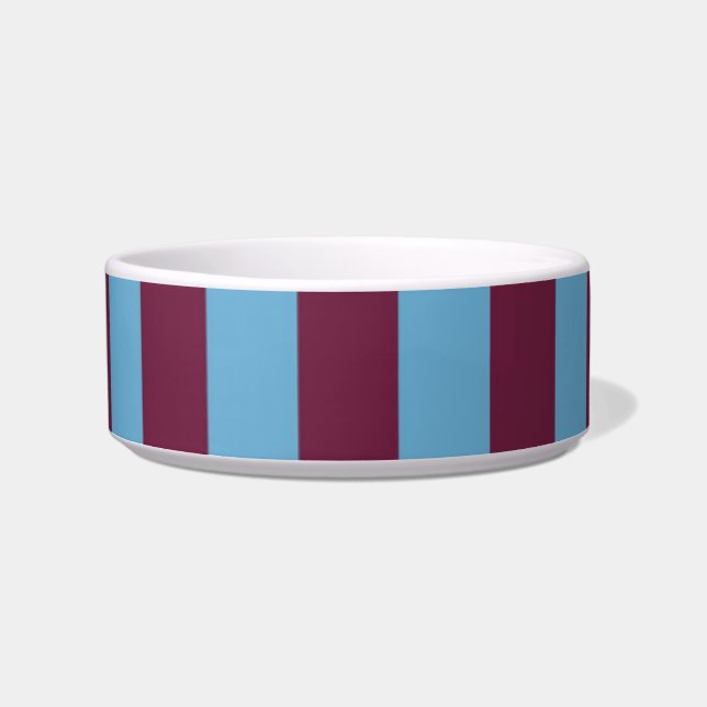 Aston Villa stripes football club colours premier  Bowl (Front)