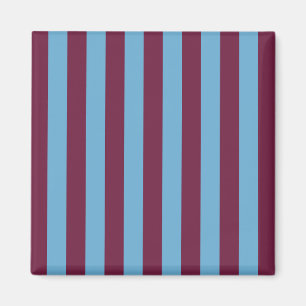 Aston Villa stripes football club colours premier Magnet