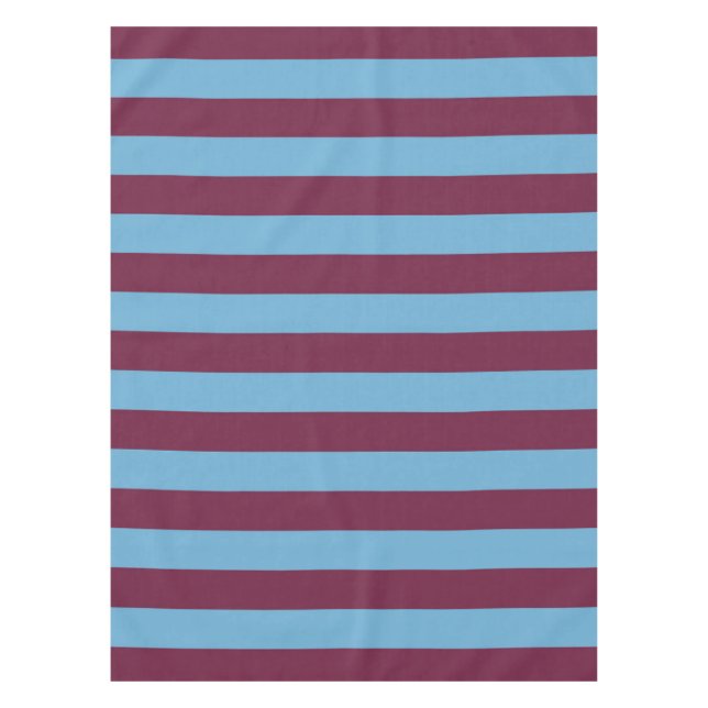 Aston Villa stripes football club colours premier  Tablecloth (Front)