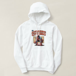 Astonishing City Hero Retro Comic Superhero T‑Shir Hoodie