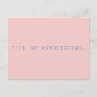 Astonishing // Little Women Postcard