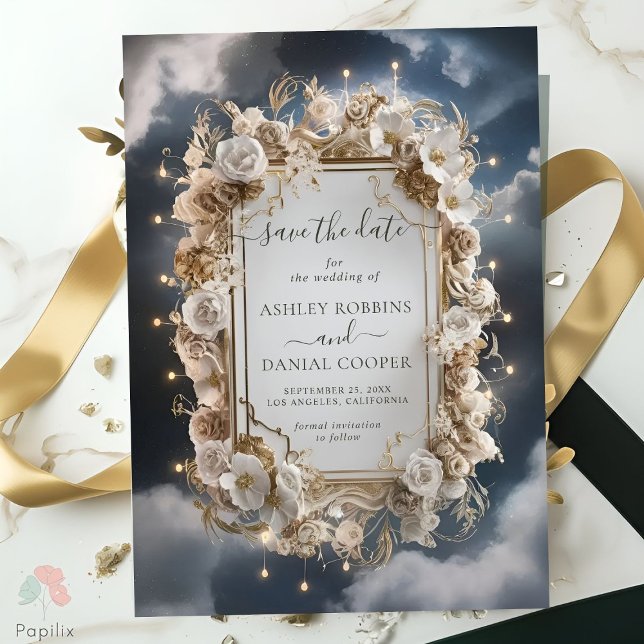 Astonishing Magical Lights Save The Date Invitation (Creator Uploaded)