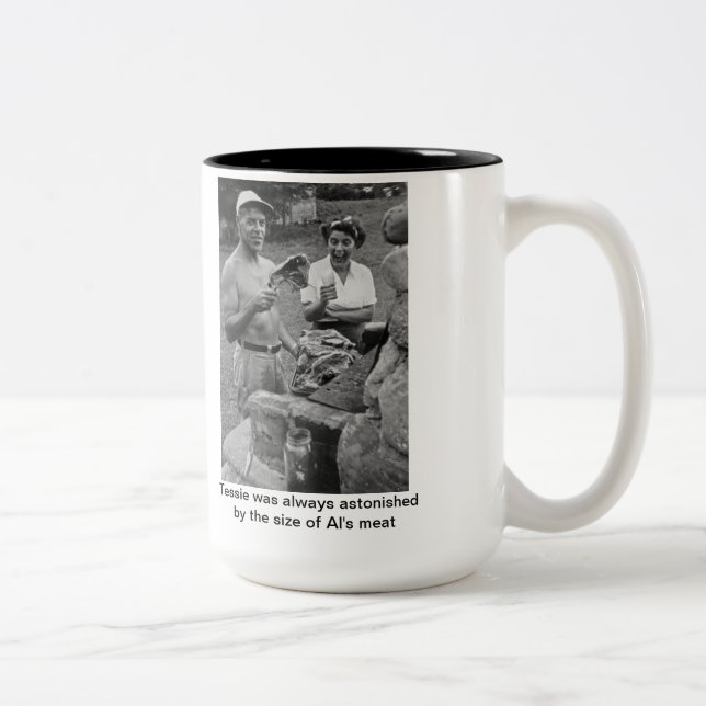 Astonishing Meat! Two-Tone Coffee Mug (Right)