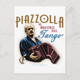 Astor Piazzolla Postcard