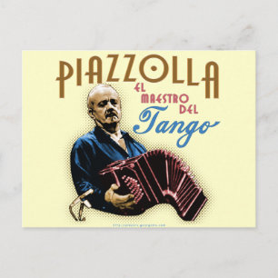 Astor Piazzolla Postcard