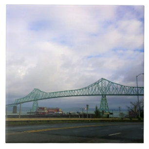 Astoria-Megler Bridge, Astoria, Oregon Ceramic Tile