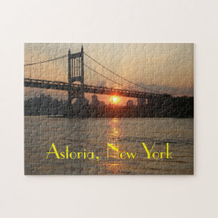 Astoria, NY Jigsaw Puzzle Featuring RFK Bridge