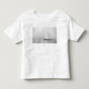 Astoria, Oregon Annual Regatta Sailing Photograp Toddler T-Shirt