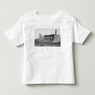 Astoria, Oregon Fire View of Astoria Natl. Bank Toddler T-Shirt