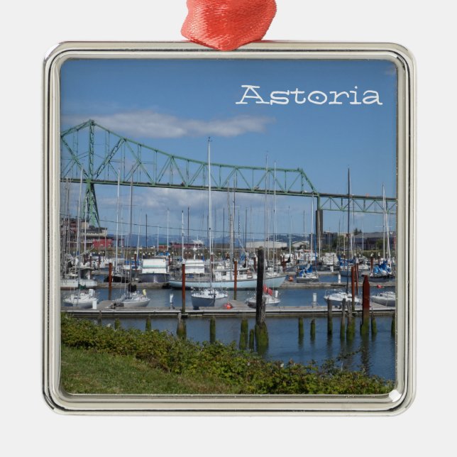 Astoria, Oregon Metal Ornament (Front)