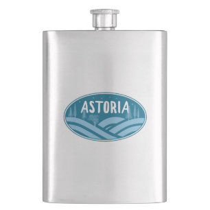 Astoria Oregon Outdoors Hip Flask