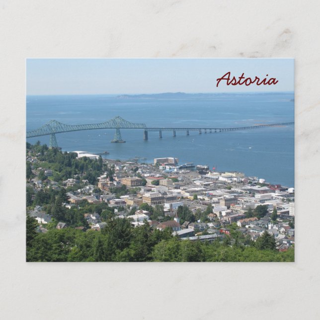 Astoria, Oregon Postcard (Front)
