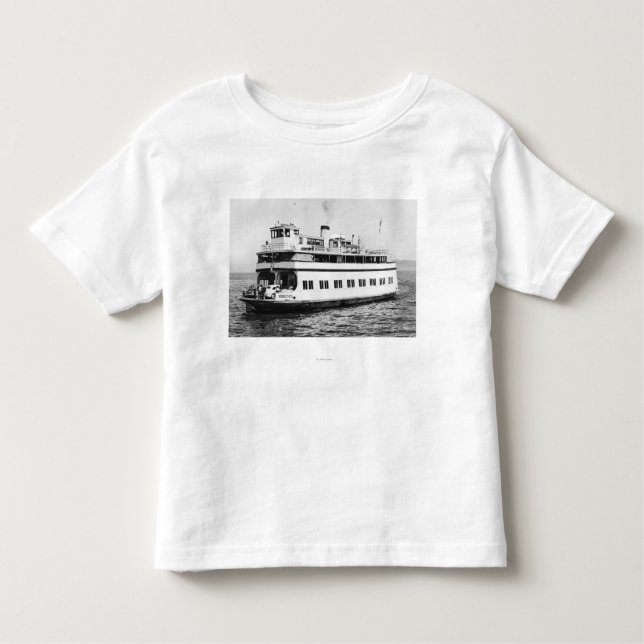 Astoria, Oregon View of Ferry Astoria Photograph Toddler T-Shirt (Front)