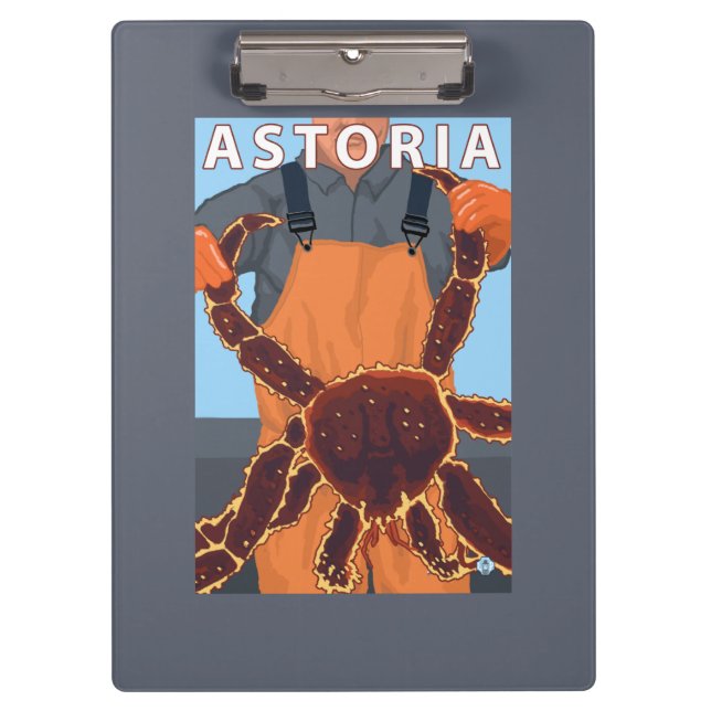 Astoria, OregonKing Crab Clipboard (Front)