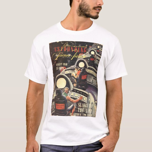 Astounding Science Fiction_ August 1946_Pulp Art T-Shirt (Front)