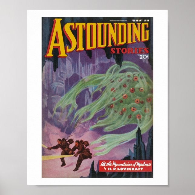 Astounding Stories (Feb, 1936) Poster (Front)