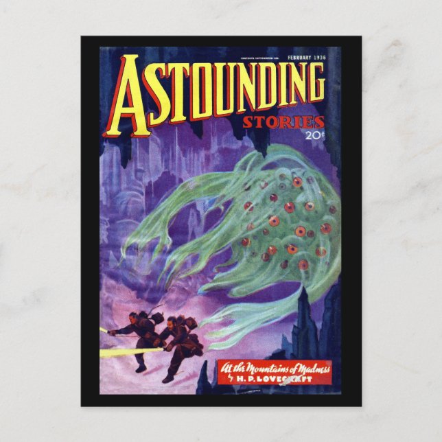 Astounding Stories - Feb 1936a_Pulp Art Postcard (Front)