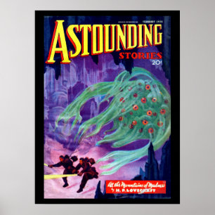 Astounding Stories - Feb 1936a_Pulp Art Poster